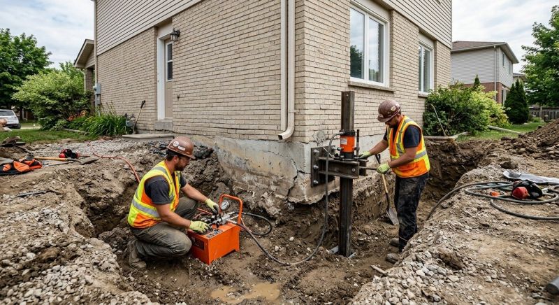 Sinking Foundation Lifting in Perkasie, PA