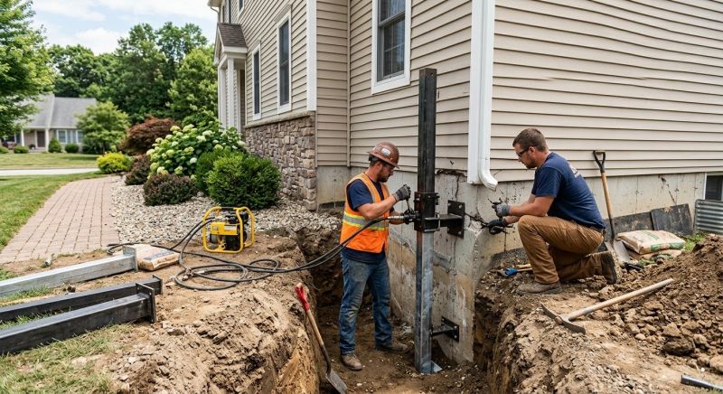 Structural Foundation Repair in Green Lane, PA