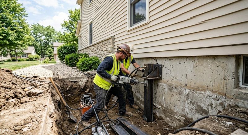 Structural Foundation Repair in Willow Grove, PA