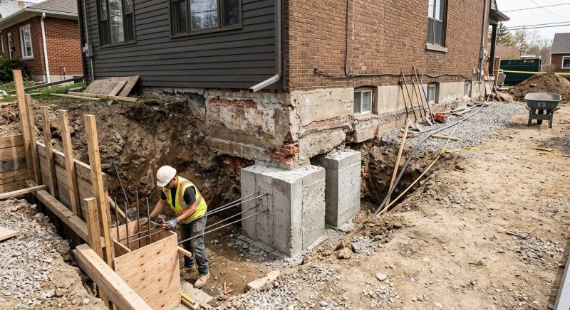 Structural Underpinning in Perkasie, PA