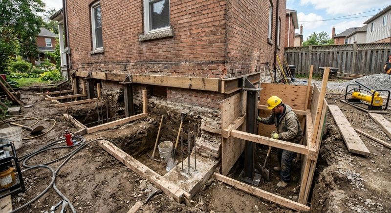 Structural Underpinning in Perkasie, PA