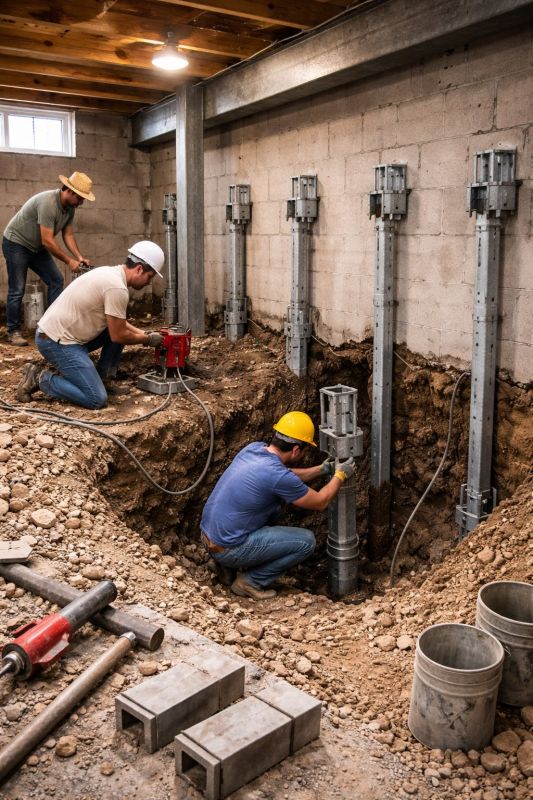 Underpinning Repair in Perkasie, PA